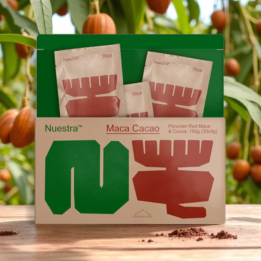 Nuestra Maca Cacao - Ekstrakt Crvene Make i Kakao 150g (30 kesica)
